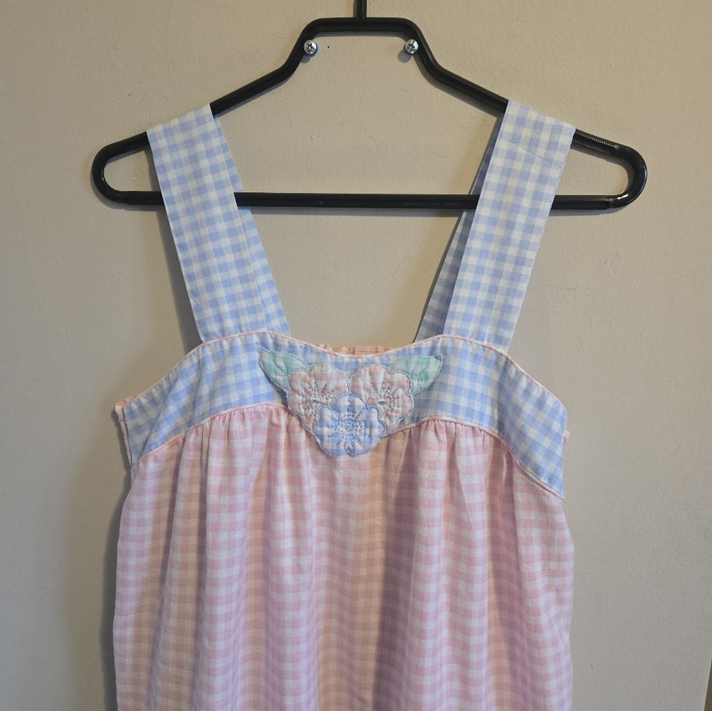 Vintage Gingham House Dress - Picture 4 of 8